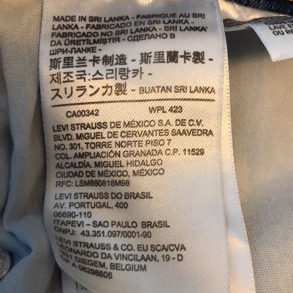 Levi’s 505 Straight Light Wash SZ 31 rise 9.5” inseam 31” - Picture 9 of 10